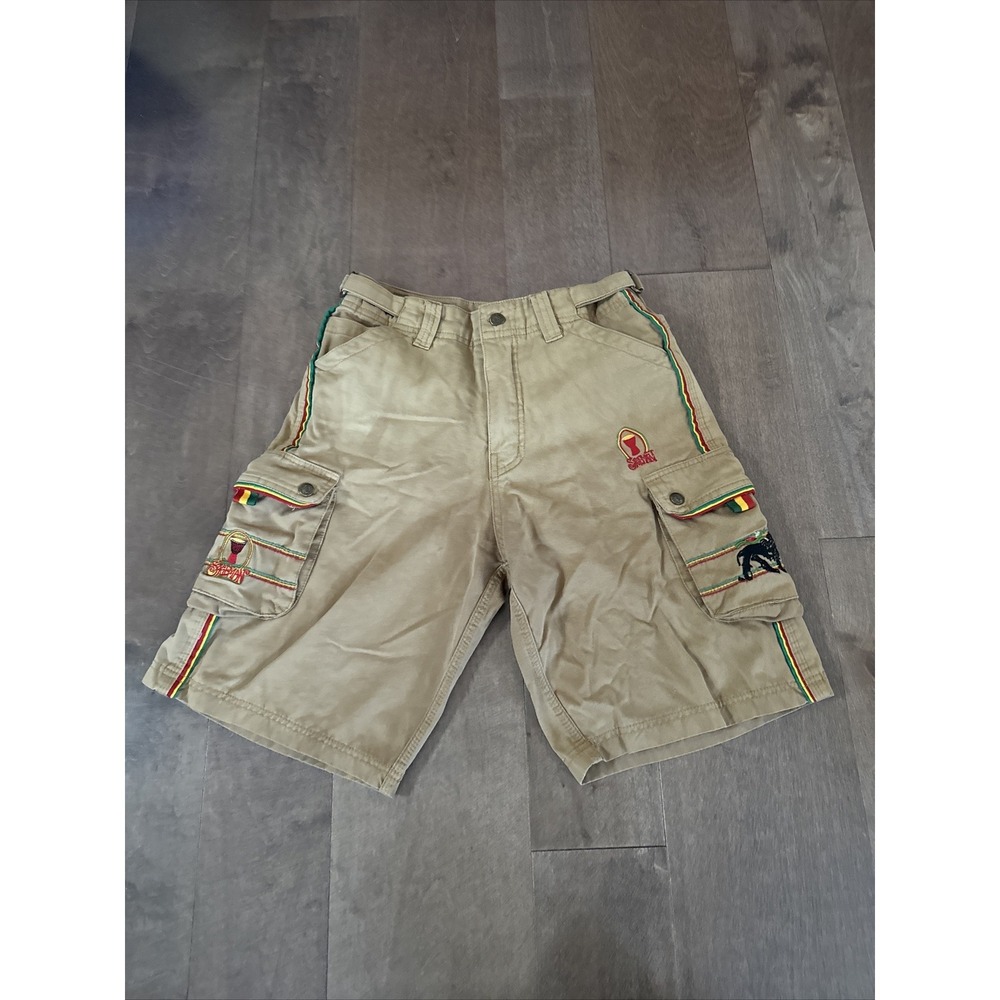 Sageman Drumwear Shorts – Men's 28, Brown, Baggy Emo Goth Skater Y2K Hippie